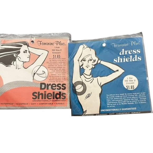 Vintage Feminine Plus Dress Shields - Picture 1 of 5